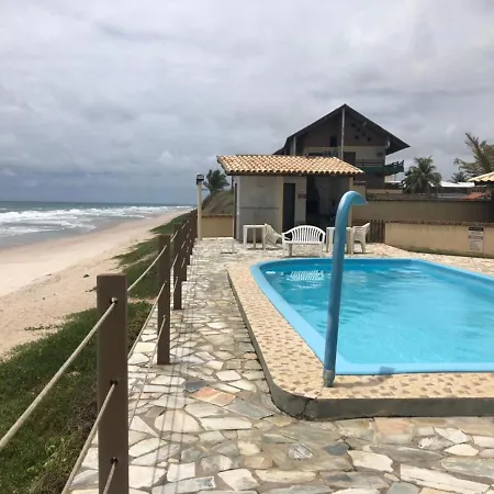 Casa De Praia Em Condominio A Beira Mar Barra de Sao Miguel Exterior photo