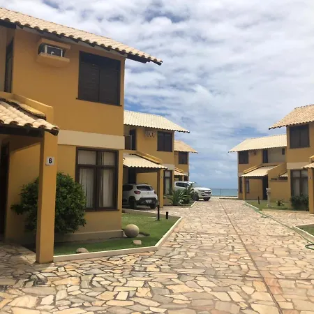 Casa De Praia Em Condominio A Beira Mar Barra de Sao Miguel Exterior photo